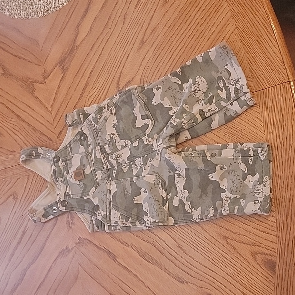 Infant Camo Carhartt Overalls size 9 months